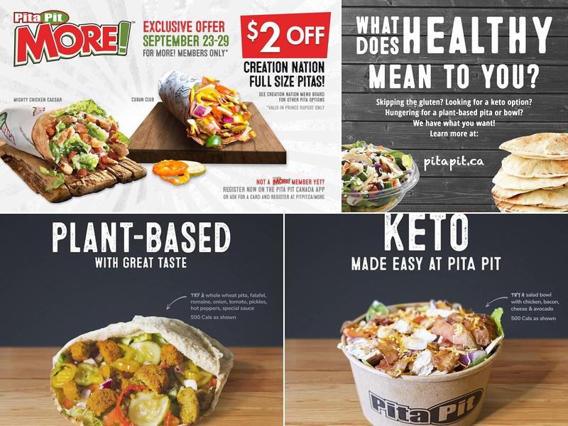 Pita Pit Menu