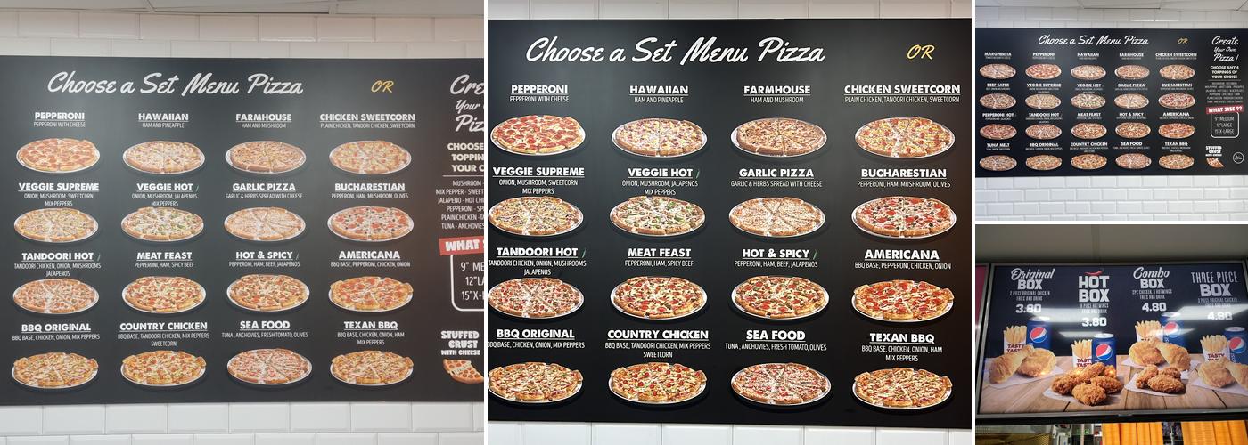 Tasty Chicken And Pizza Menu