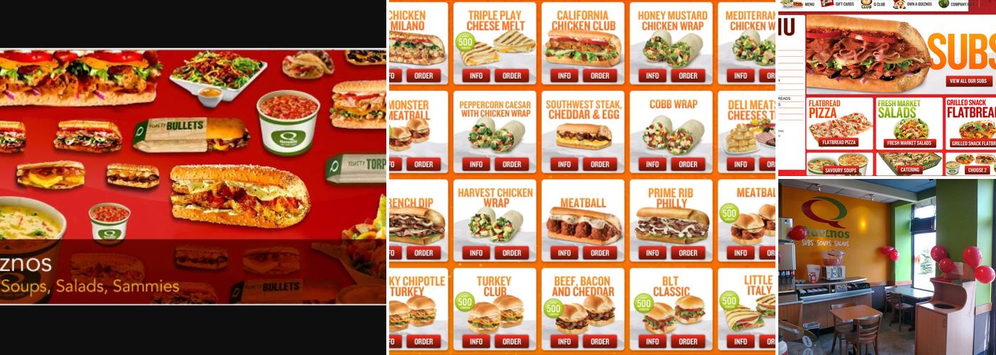 Quiznos Menu