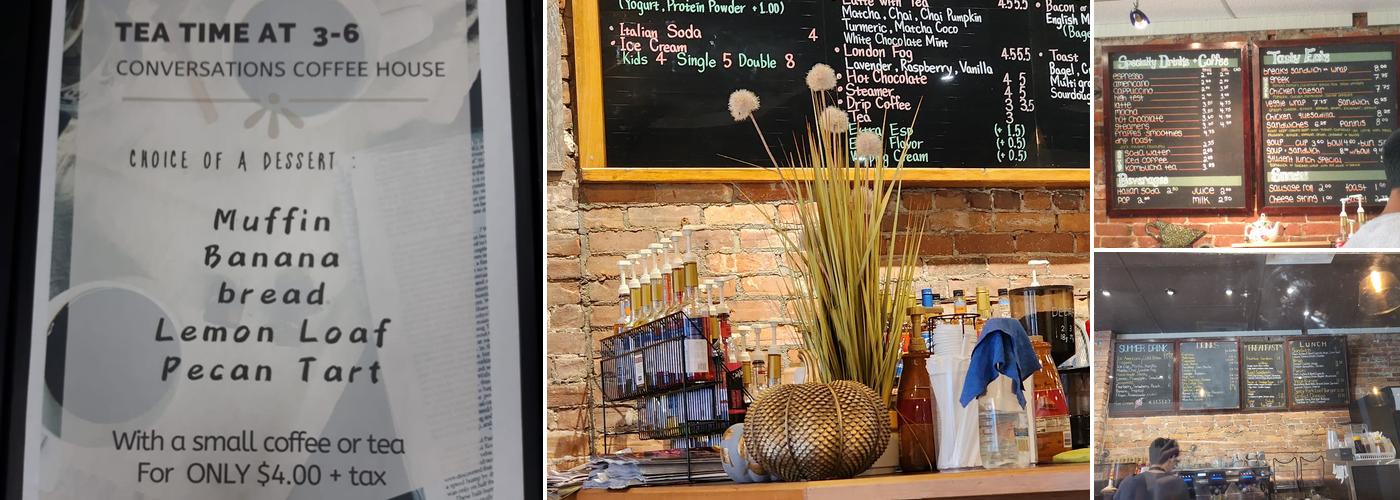 Conversations Coffee House Menu