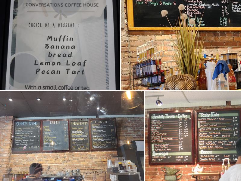 Conversations Coffee House Menu