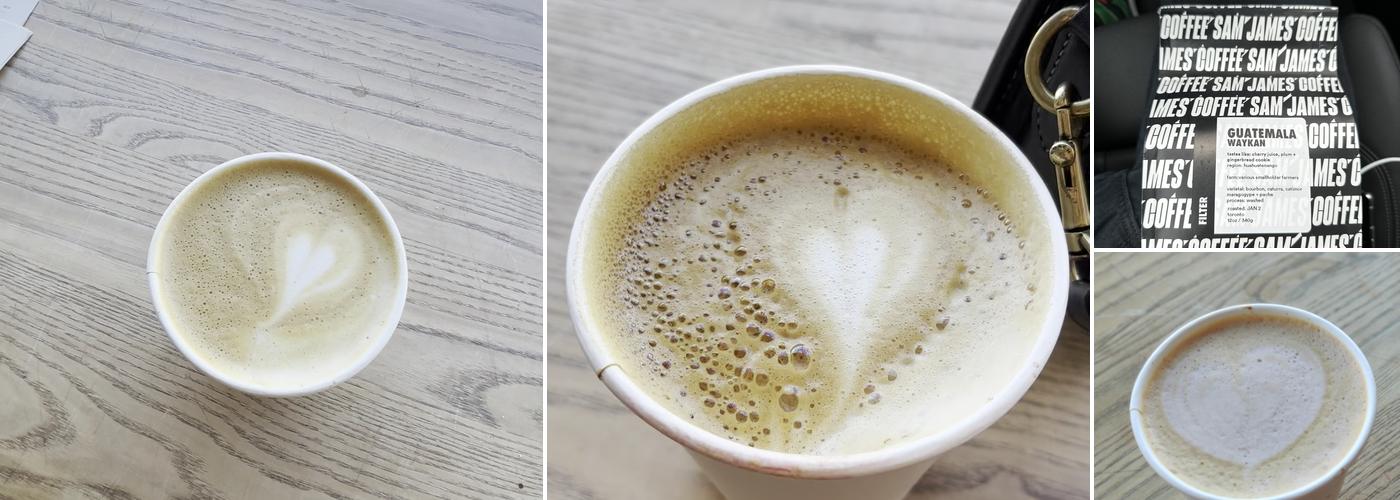 Sam James Coffee Bar - Harbord Menu