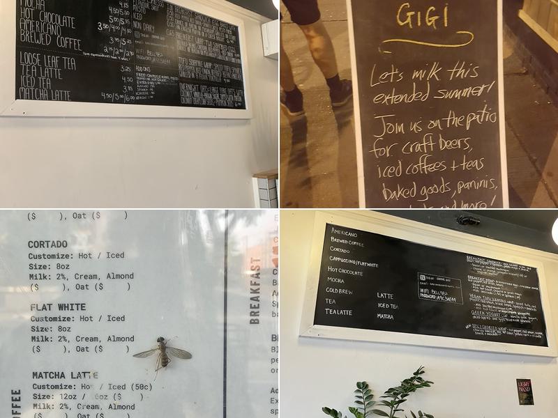 Saving Gigi Menu