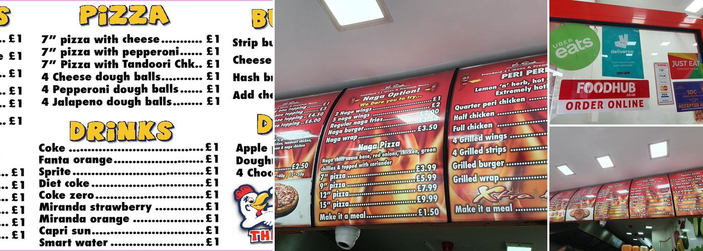 The £1 chicken shop & Premium Menu