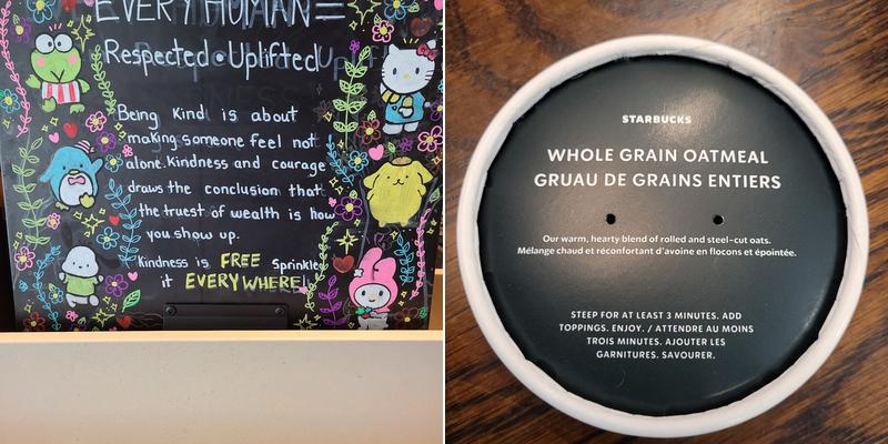 Starbucks Menu
