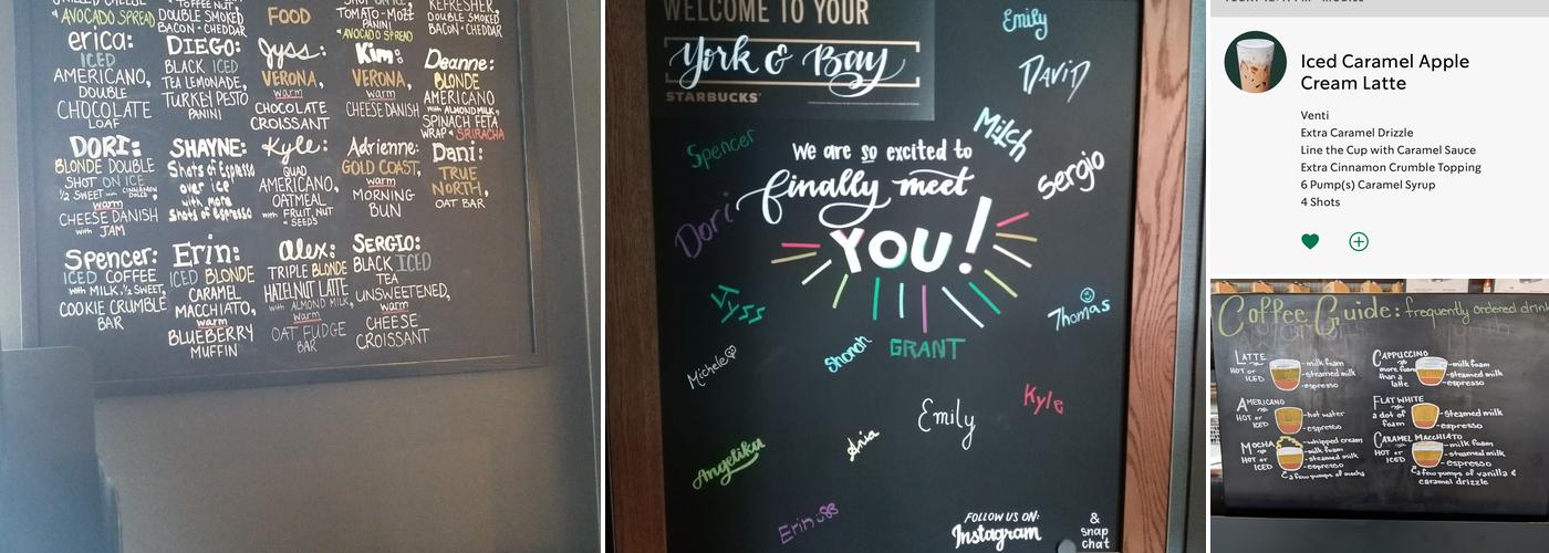 Starbucks Menu