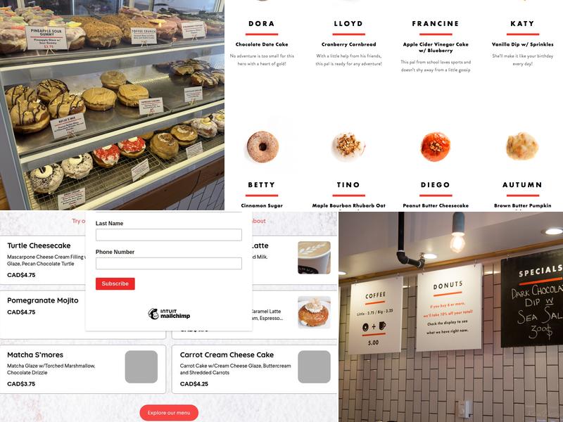 Bronuts & Coffee Menu