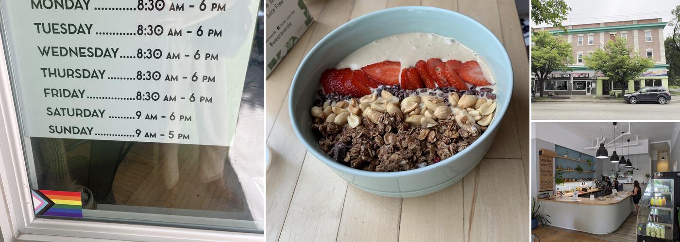 Verde Juice Bar Menu