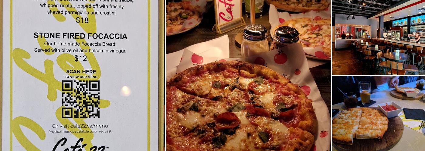 Cafe 22 Menu