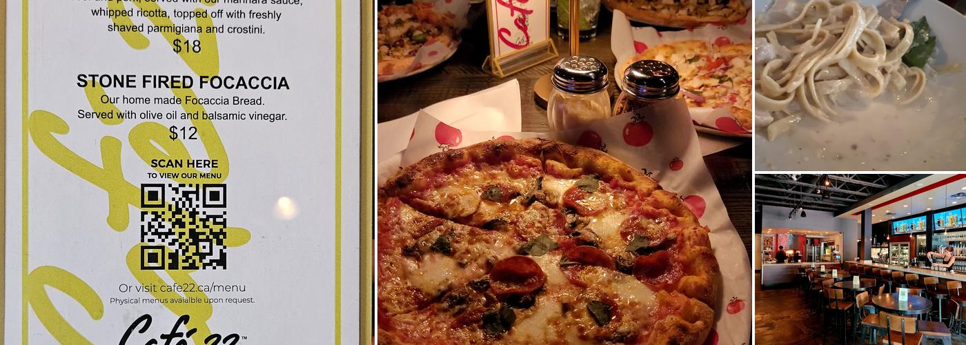 Cafe 22 Menu