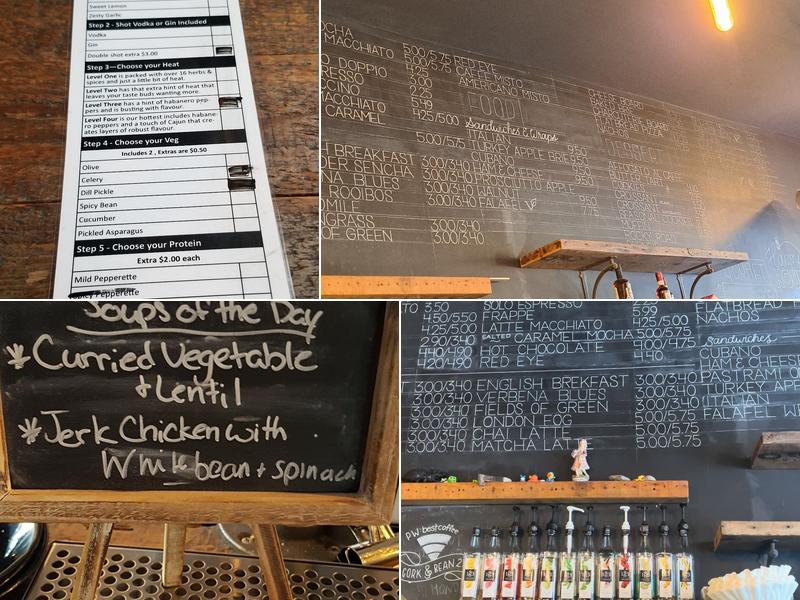 Cork & Bean Menu