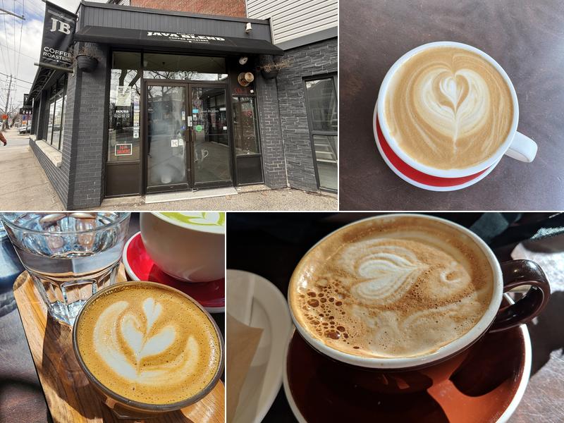 Java Blend Coffee Roasters Menu