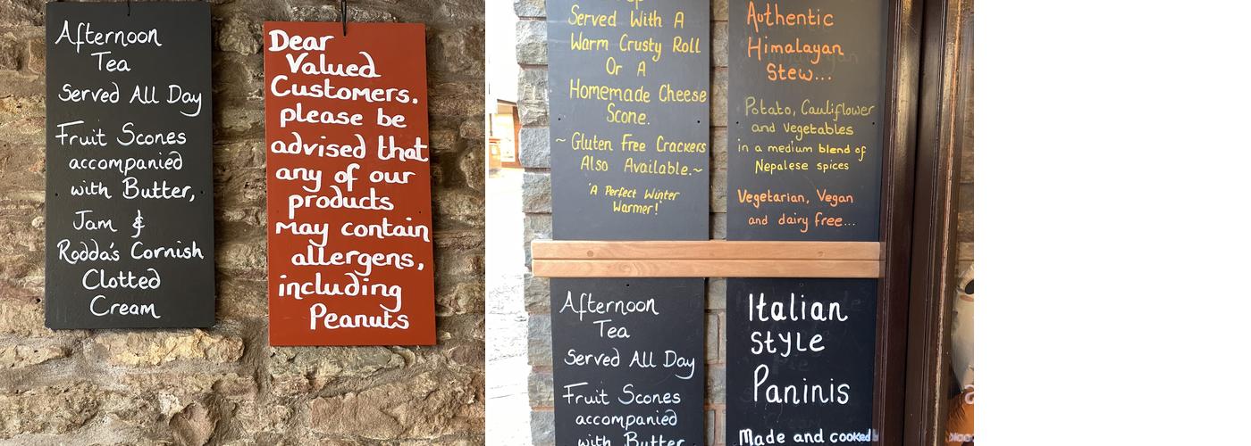 Jacquelines vegetarian/vegan cafe Menu