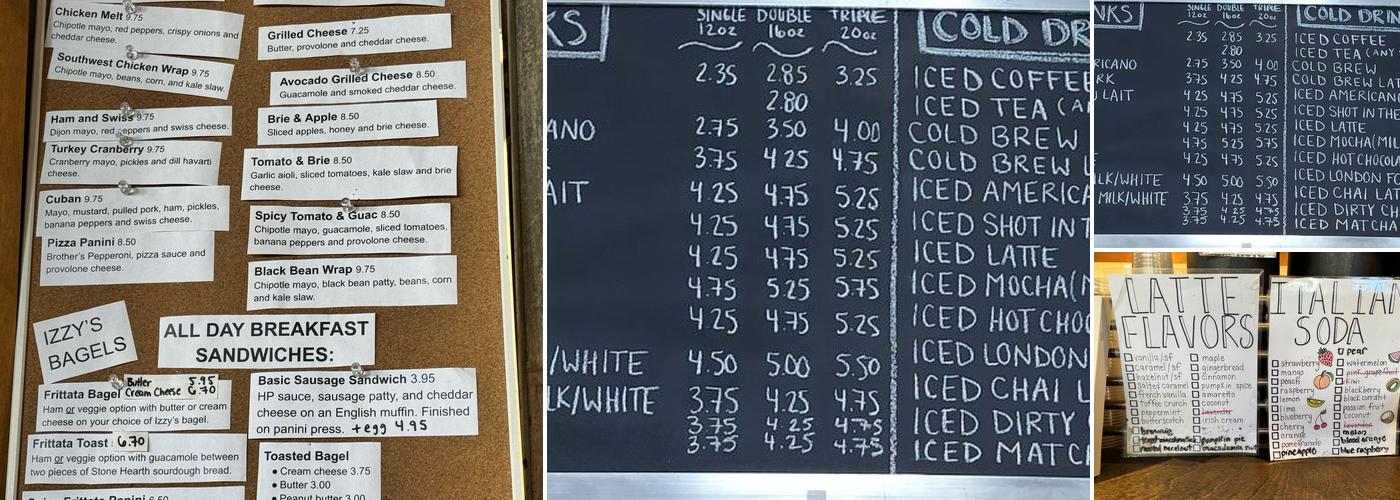 Uncommon Grounds Menu