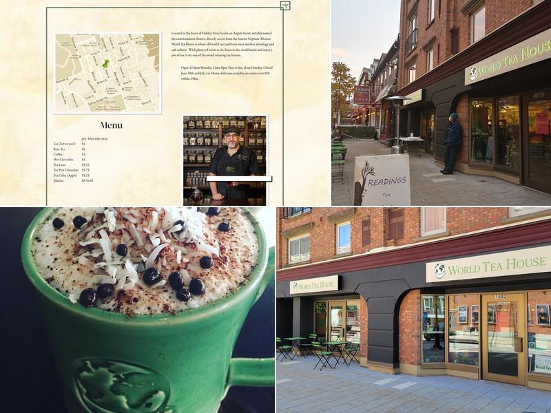 World Tea House Menu