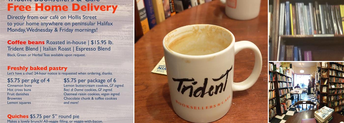 Trident Booksellers & Cafe Menu