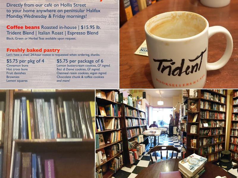 Trident Booksellers & Cafe Menu