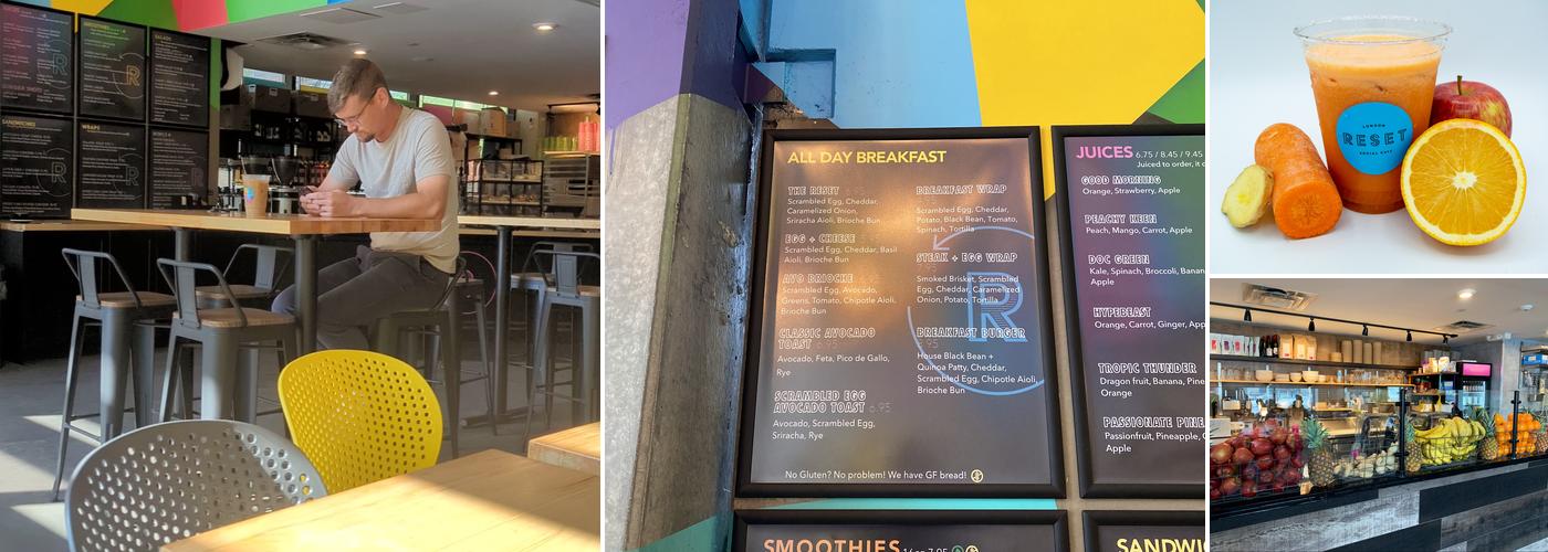 Reset Social Cafe Menu