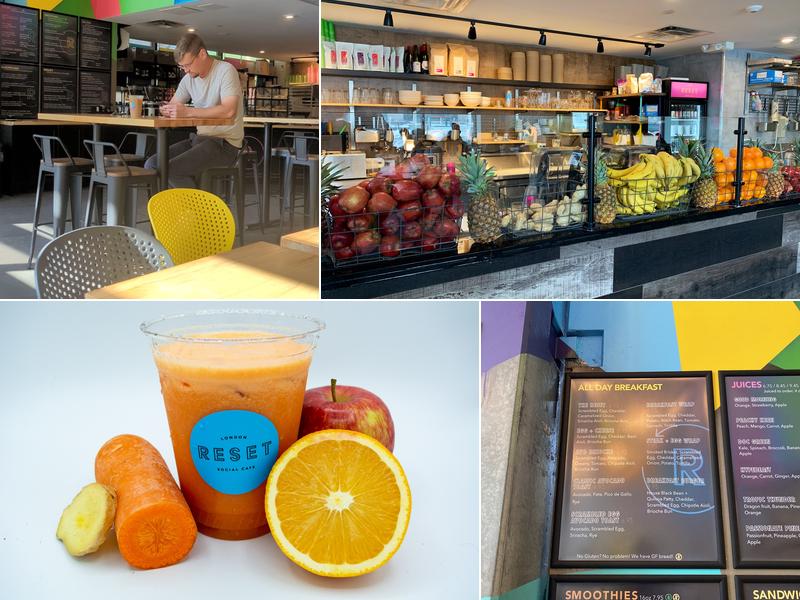 Reset Social Cafe Menu