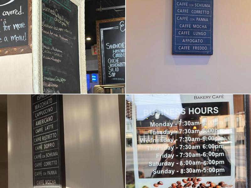 Black Walnut Bakery Café Menu