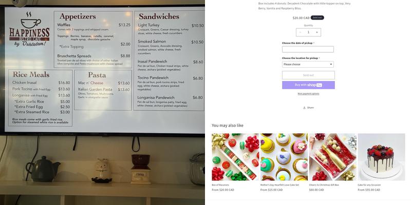 Happiness Menu