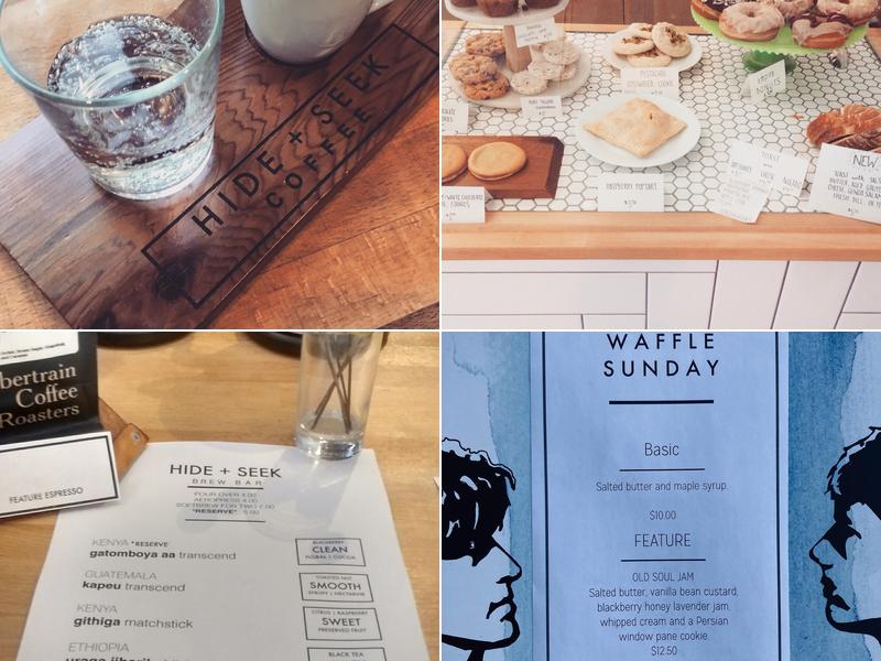 Hide + Seek Coffee Menu