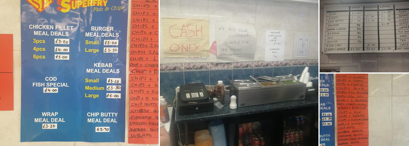 SuperFry Menu