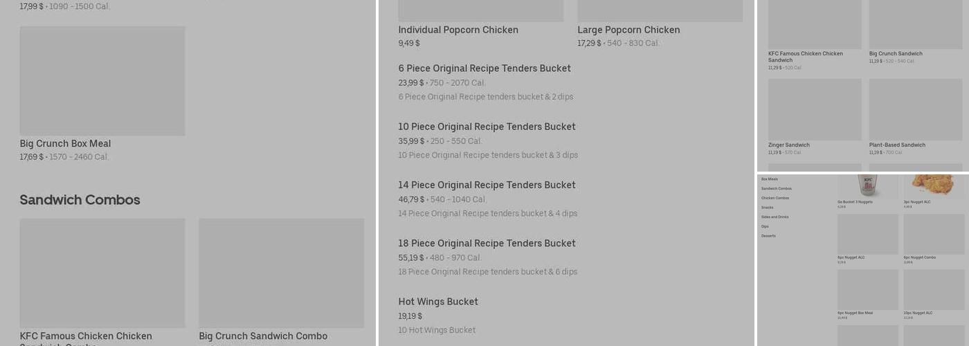 Starbucks Menu