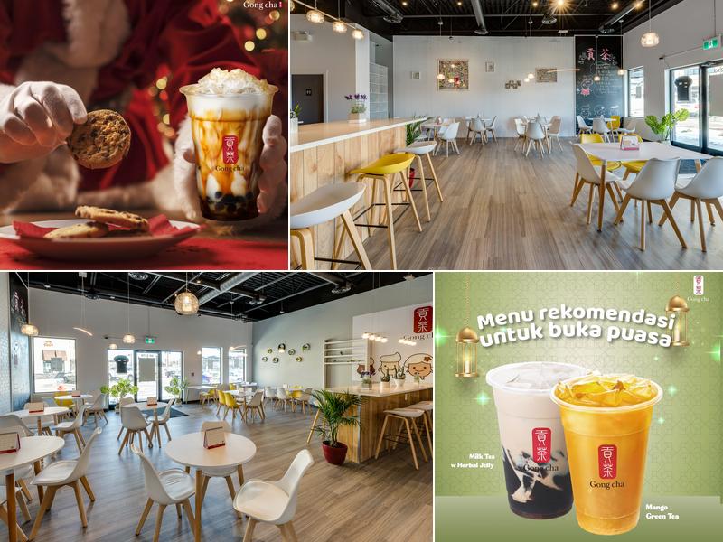 Gong cha Bubble Tea + Arirang Rice Hotdog