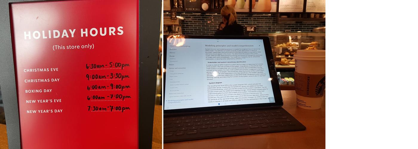 Starbucks Menu
