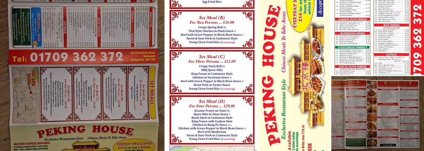 Peking House Menu