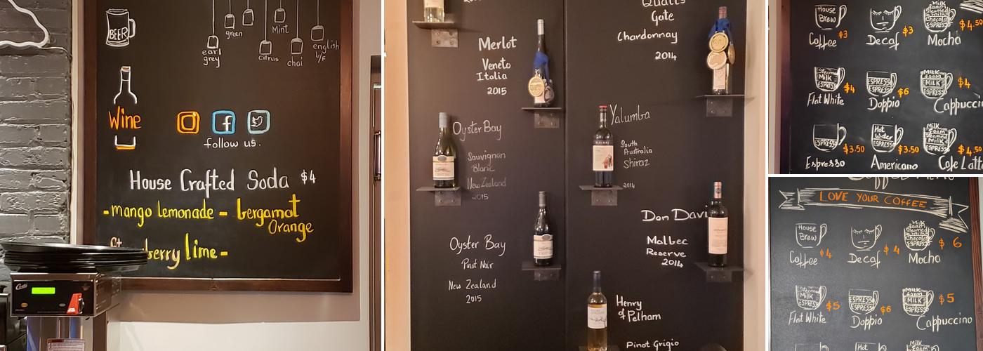 Skye Cafe & Bistro Menu