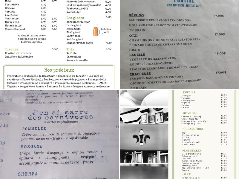 Aragon Café Menu