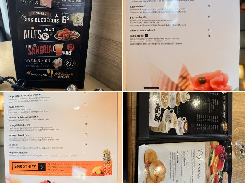 Caffuccino Menu