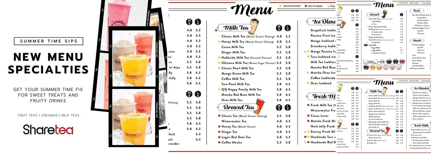 Mr. Mango Kingston Menu
