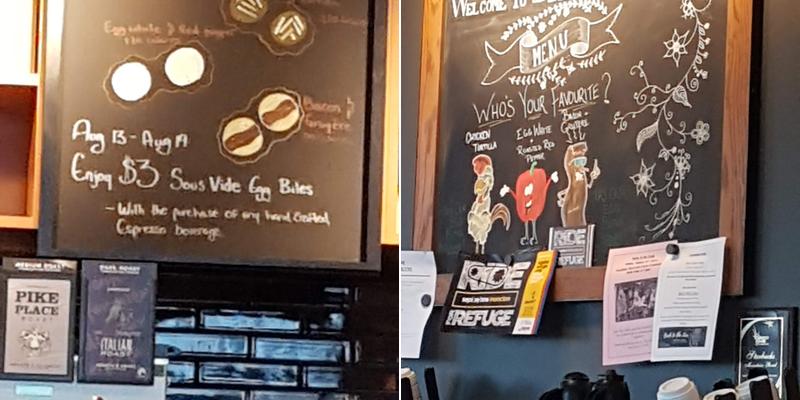 Starbucks Menu