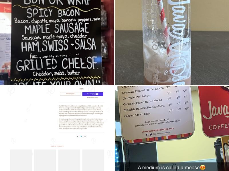 Java Moose Menu
