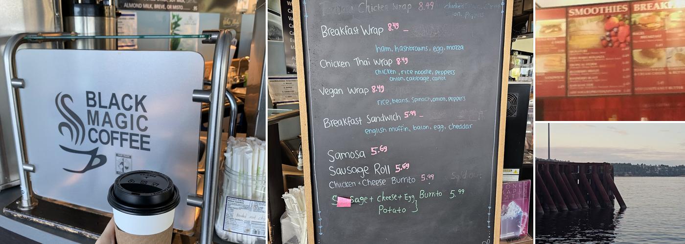 Black Magic Coffee Shop Menu