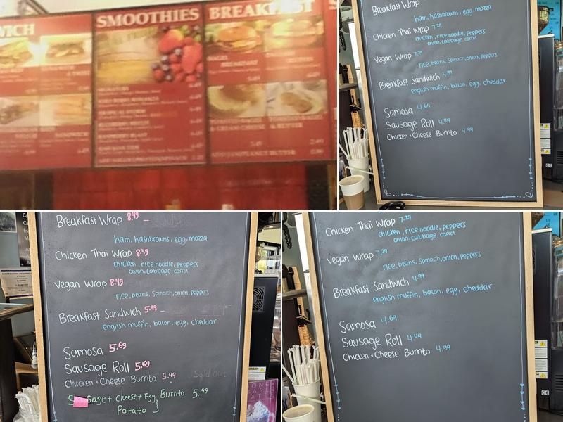 Black Magic Coffee Shop Menu