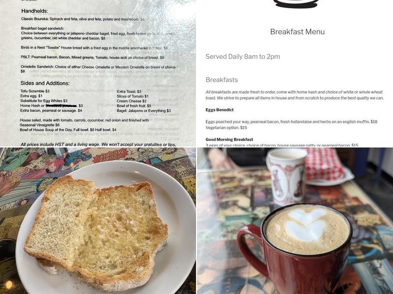 Dreams of Beans Menu