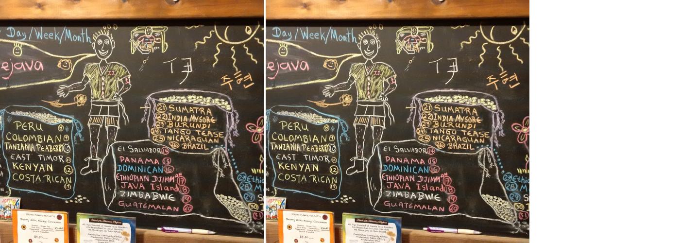 Jonnie Java Roasters Menu