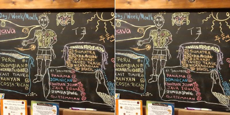 Jonnie Java Roasters Menu