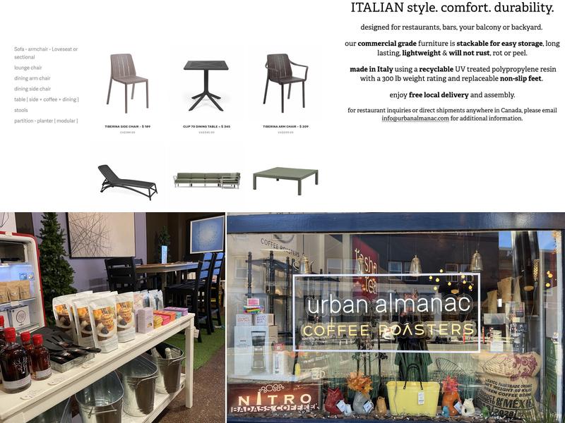 Urban Almanac General Store Menu