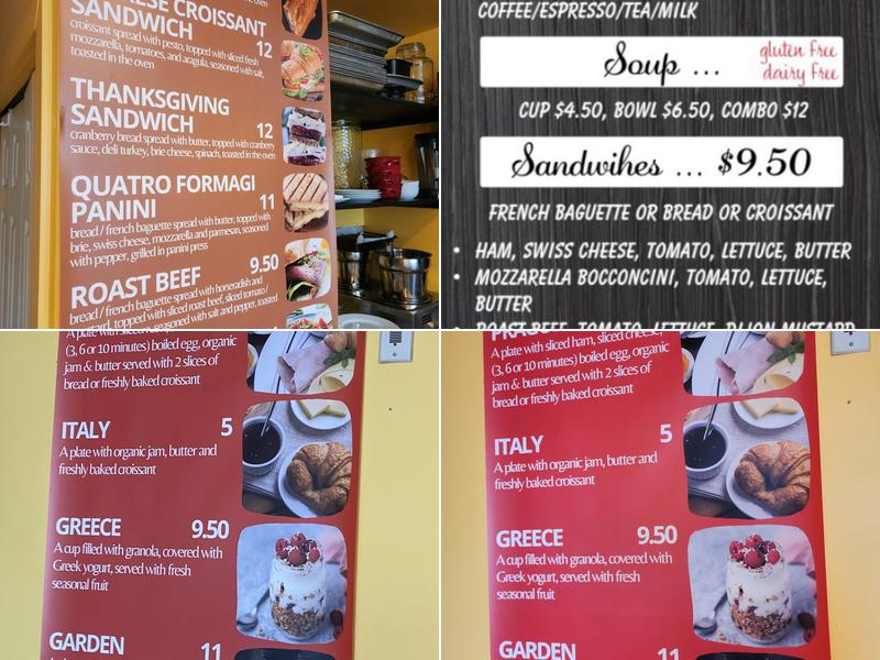 The Prague Café Menu