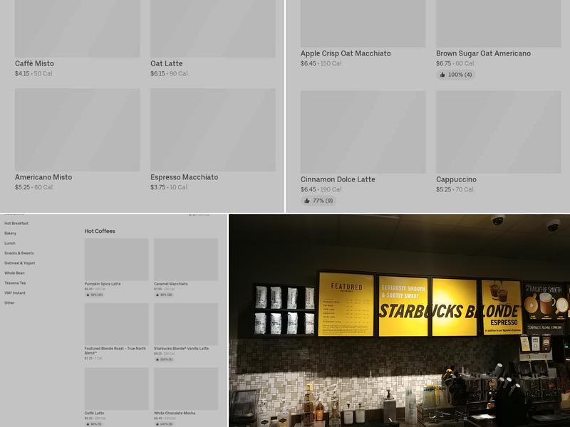 Starbucks Menu