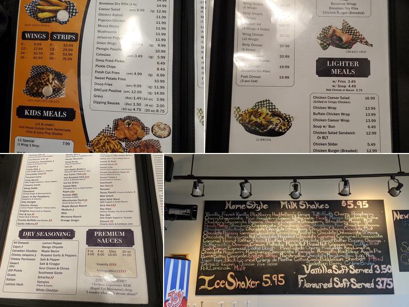 Deja Vu Cafe Menu