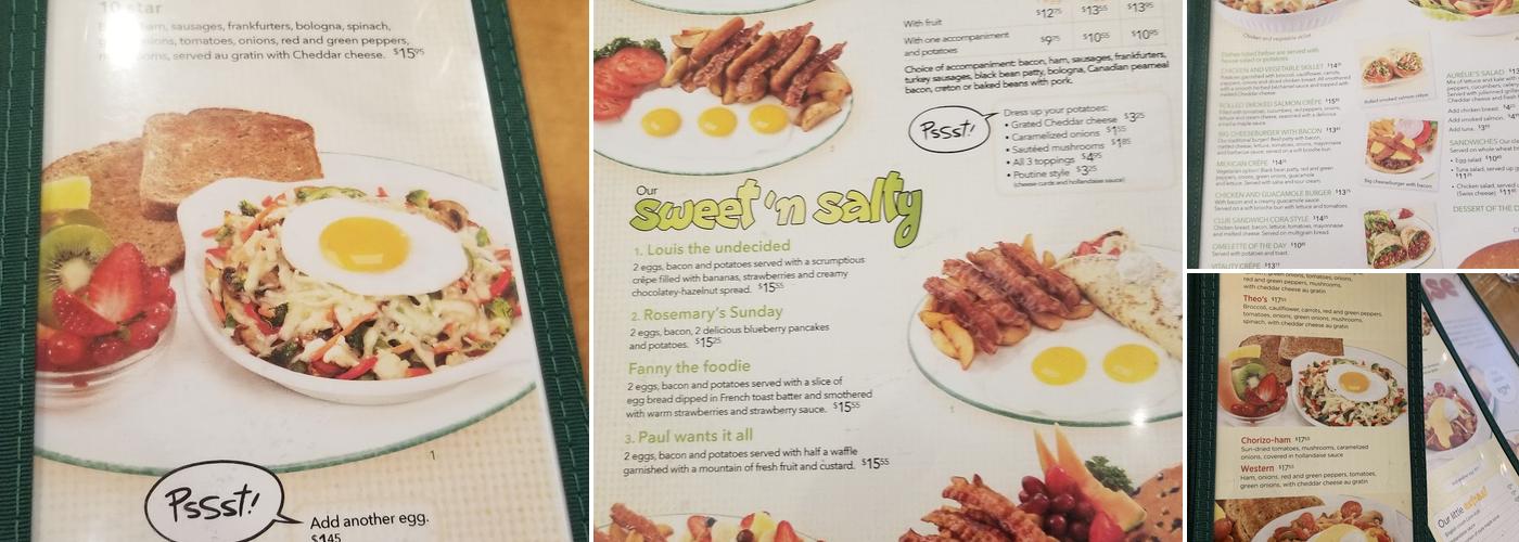 Cora Menu