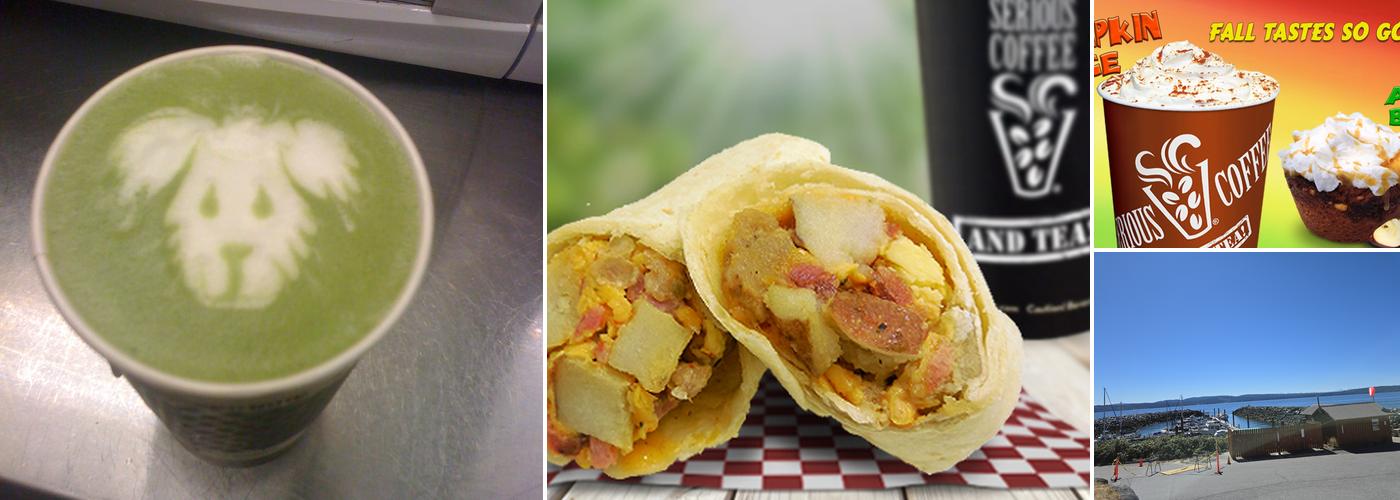 Serious Coffee Powell River Menu