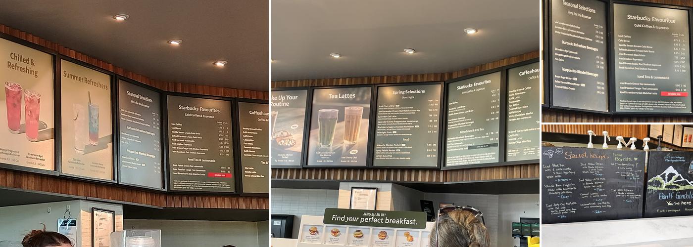 Starbucks Menu