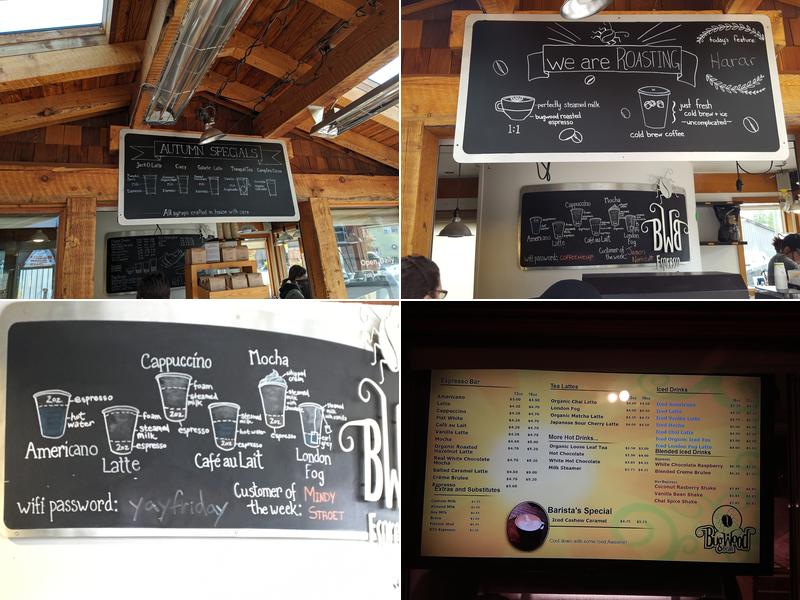 Bugwood Coffee | Cafe Menu